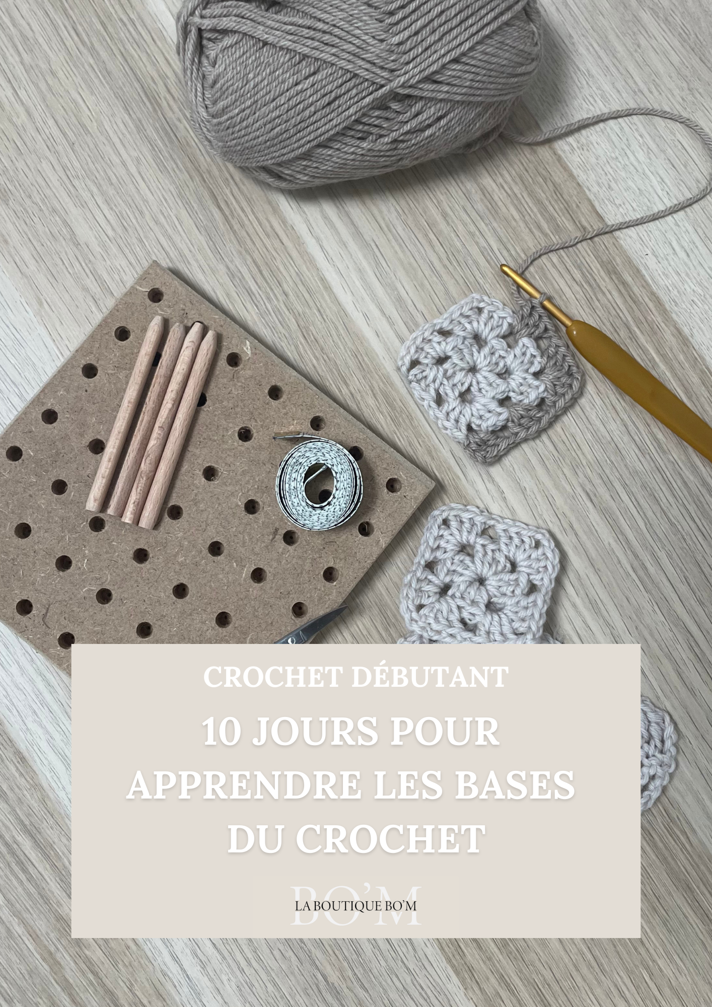 Ebook débutant 10 jours pour apprendre les bases du crochet