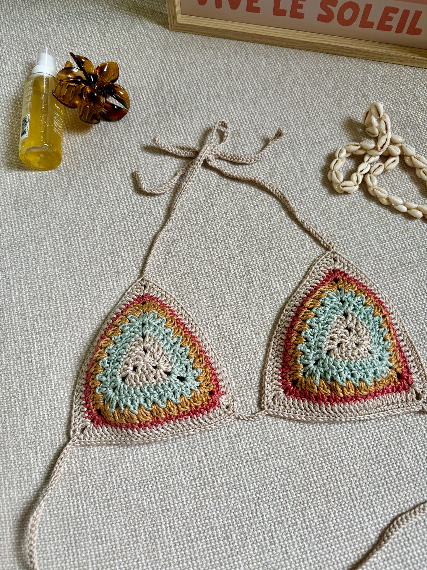 Modèle haut de bikini granny