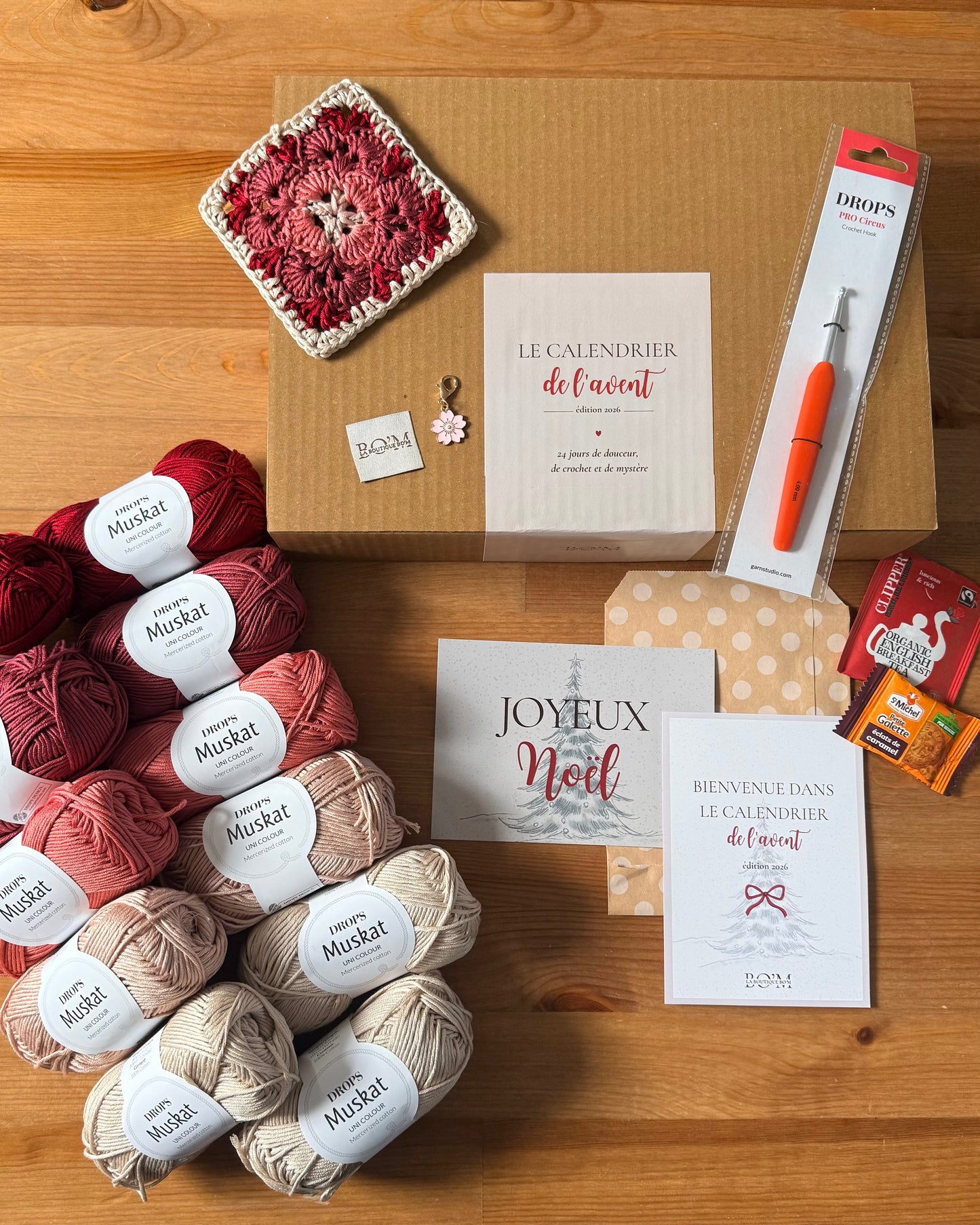PRÉ-COMMANDE Kit Calendrier de l'avent crochet 2026