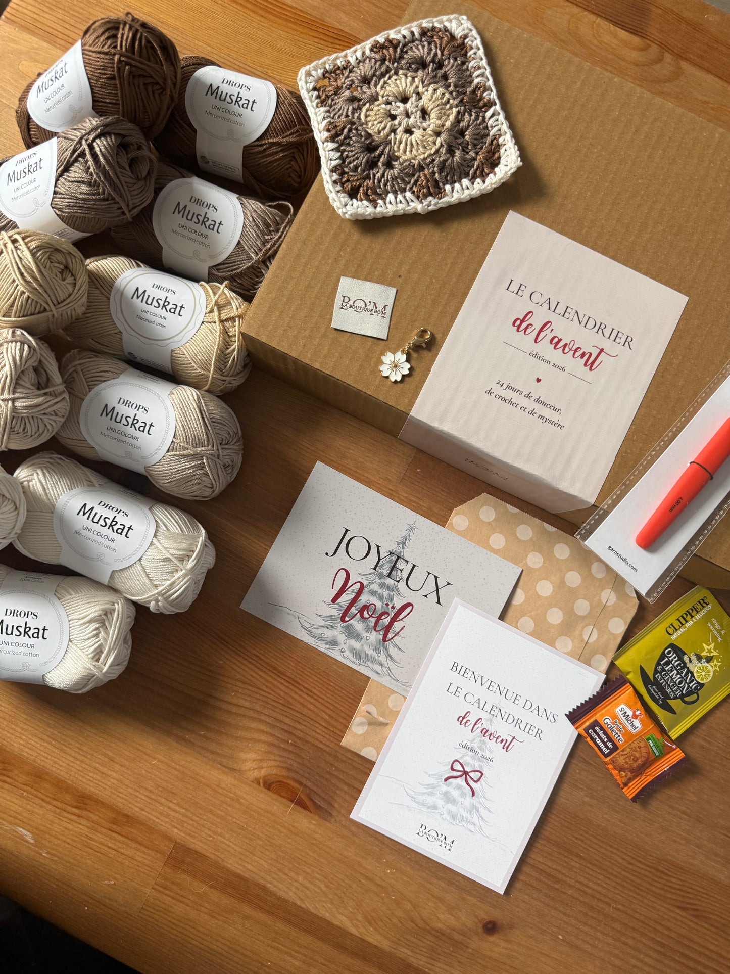 PRÉ-COMMANDE Kit Calendrier de l'avent crochet 2026