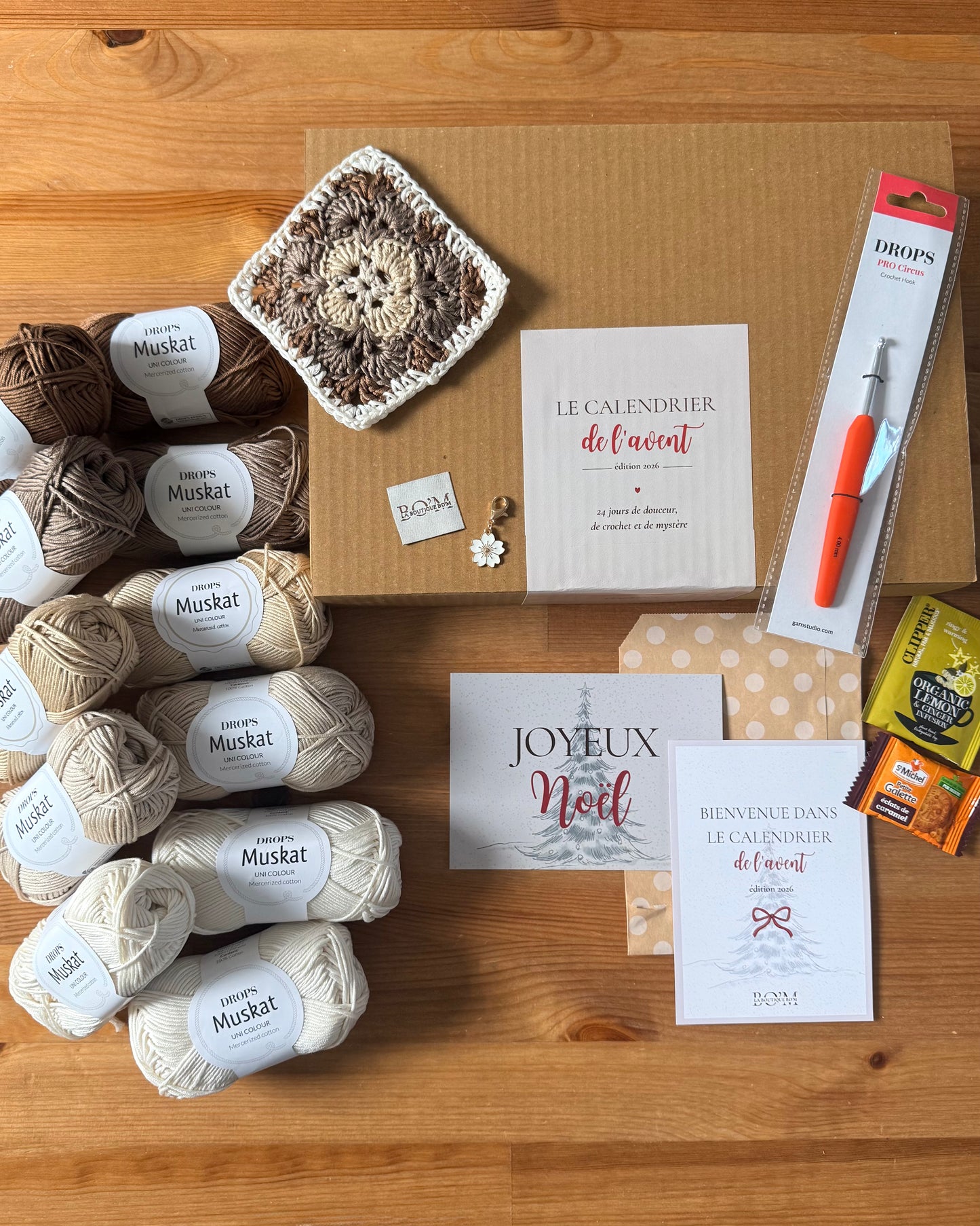 PRÉ-COMMANDE Kit Calendrier de l'avent crochet 2026