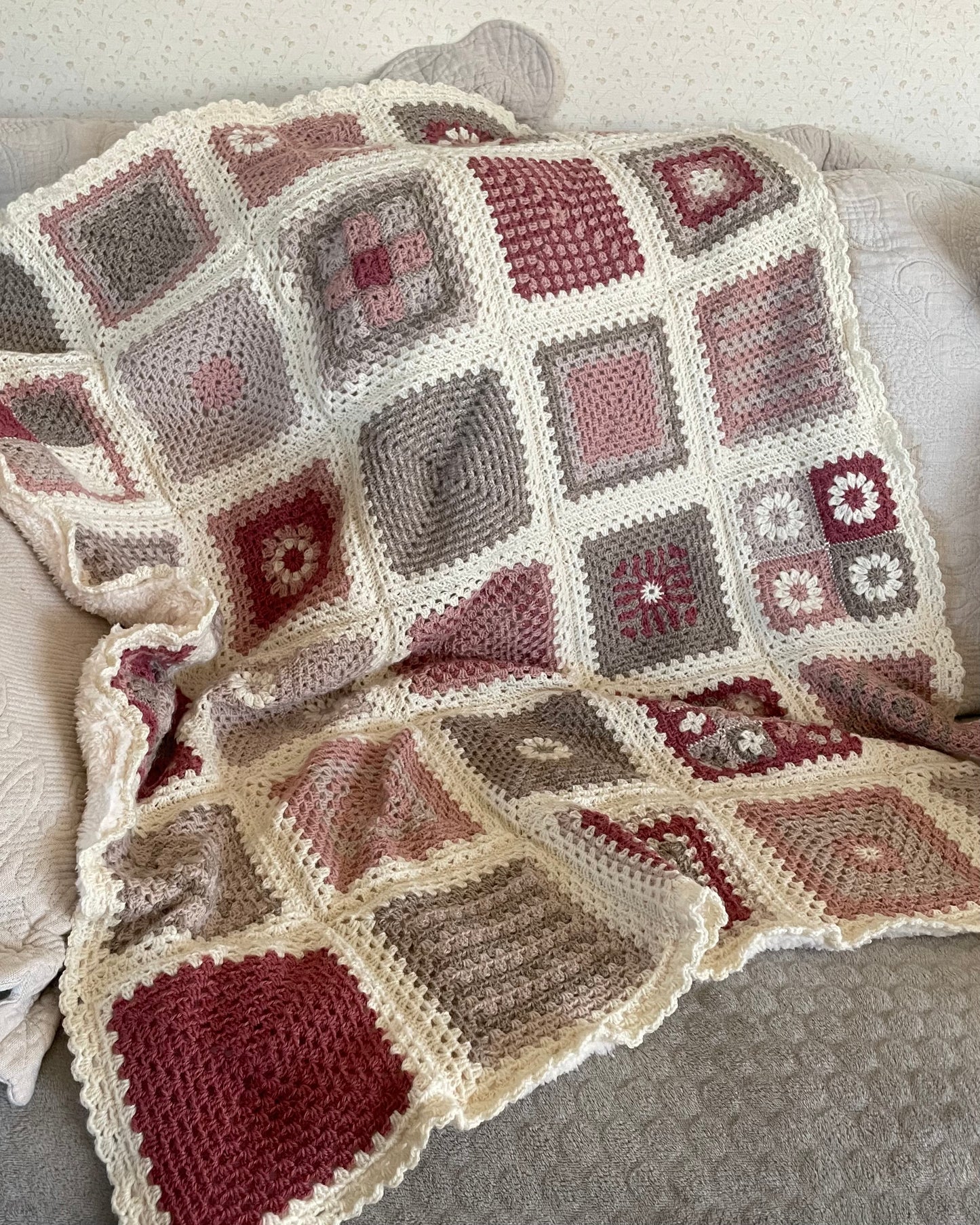 Modèle Plaid Granny Square