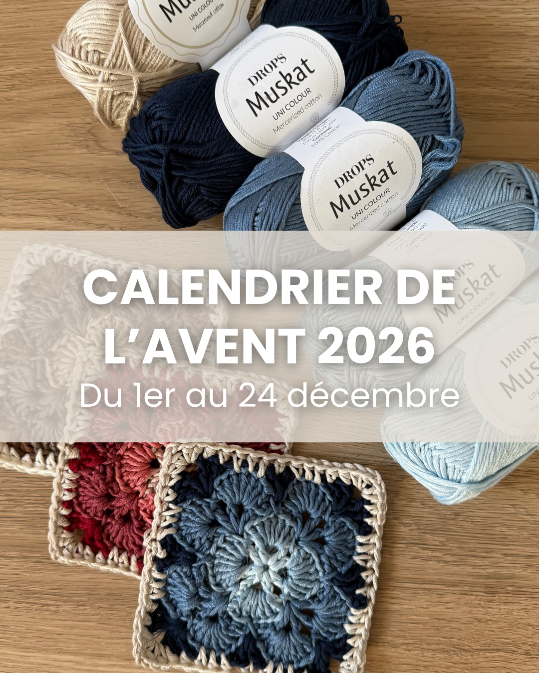 Calendrier de l'avent crochet mystère 2026