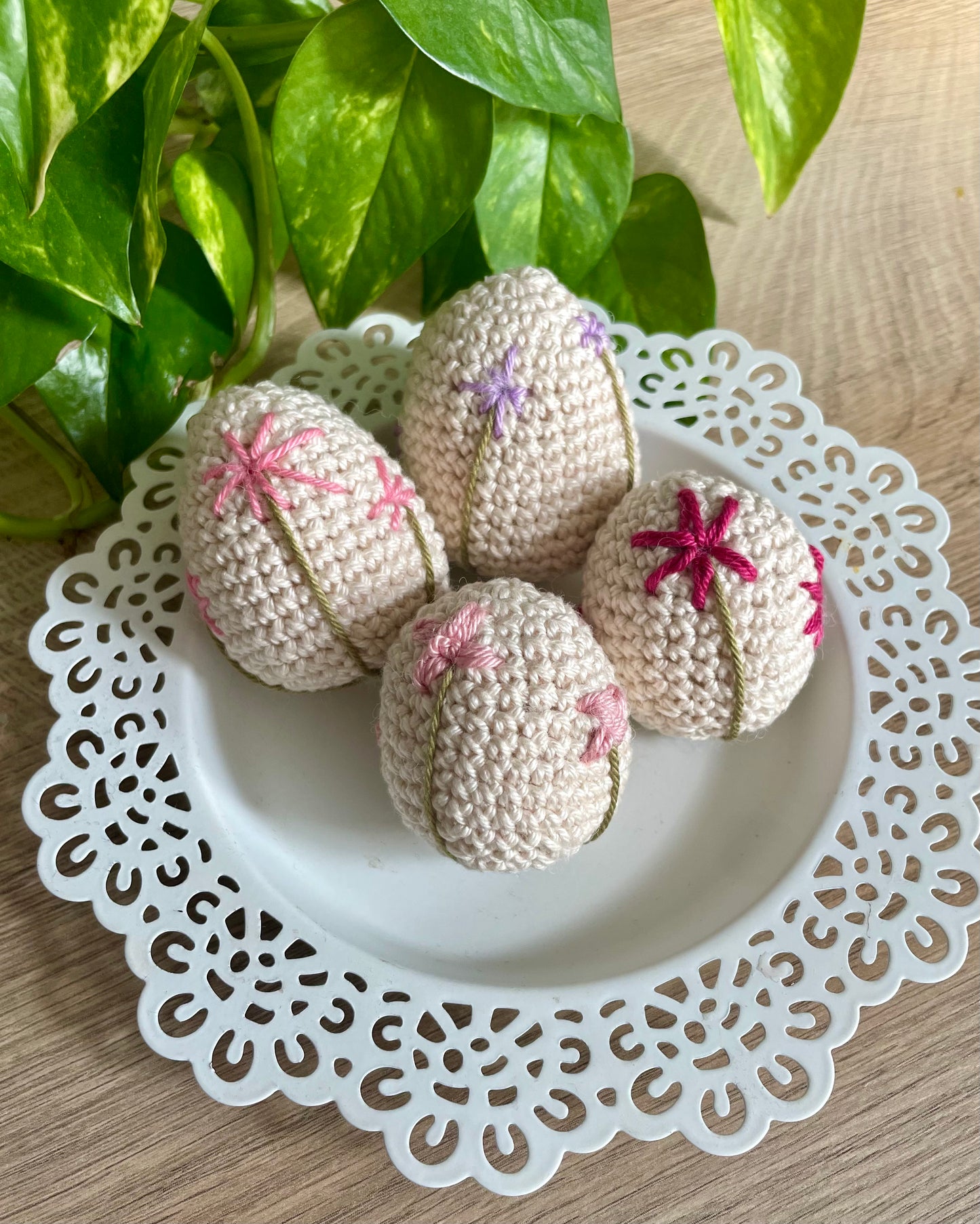 patron modèle oeuf de pâques en crochet