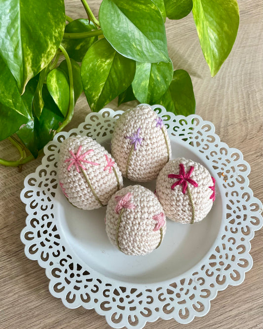 patron modèle oeuf de pâques en crochet